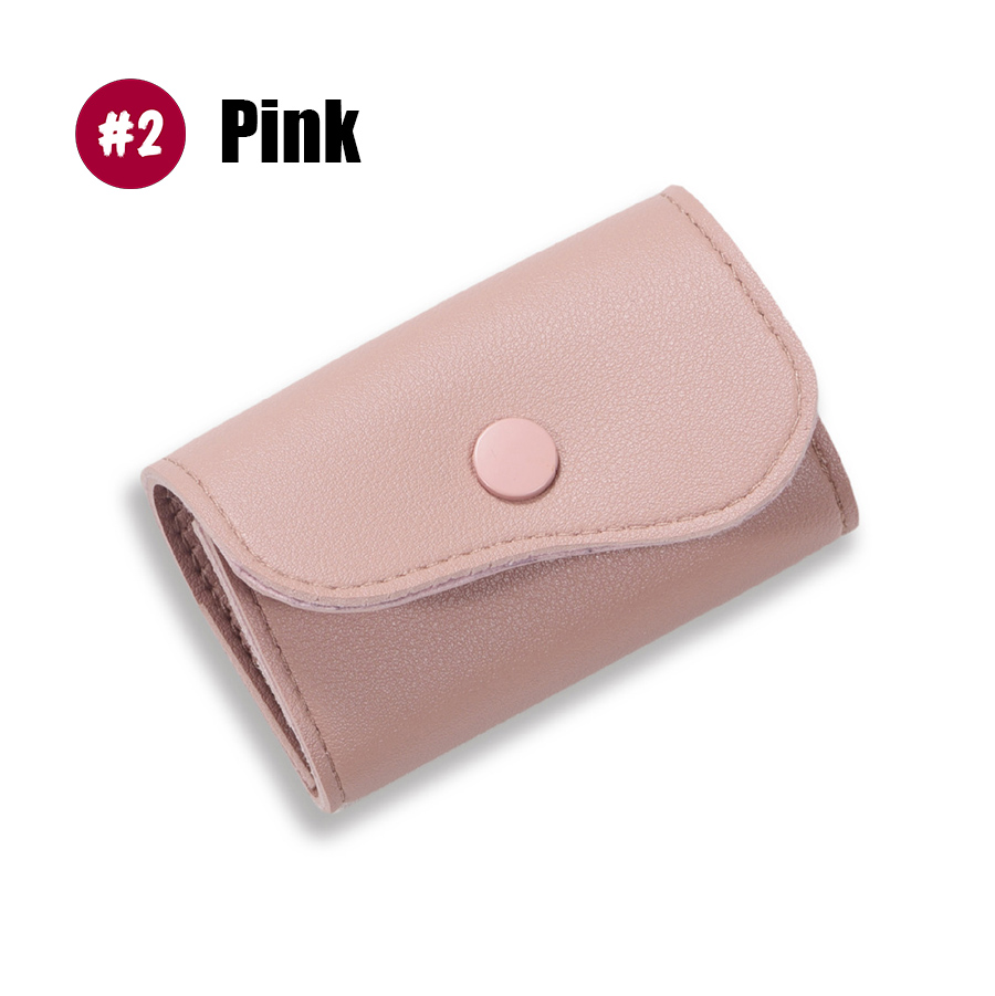 rnt-826 thickened leather nail art buffer storage bag