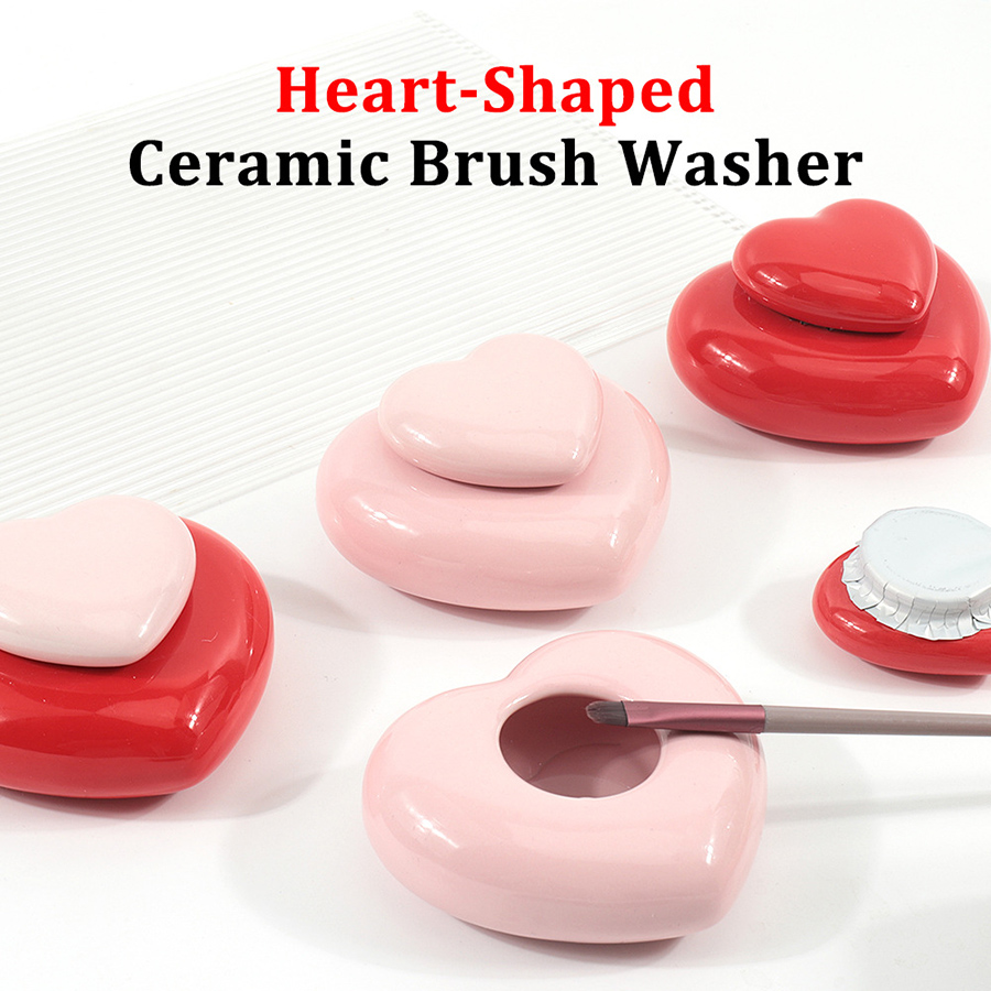rnt-840 japanese simple cup love ceramic pen washing cup