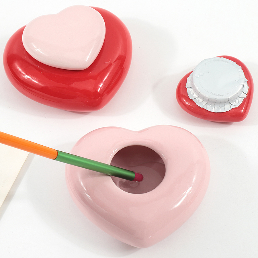 rnt-840 japanese simple cup love ceramic pen washing cup