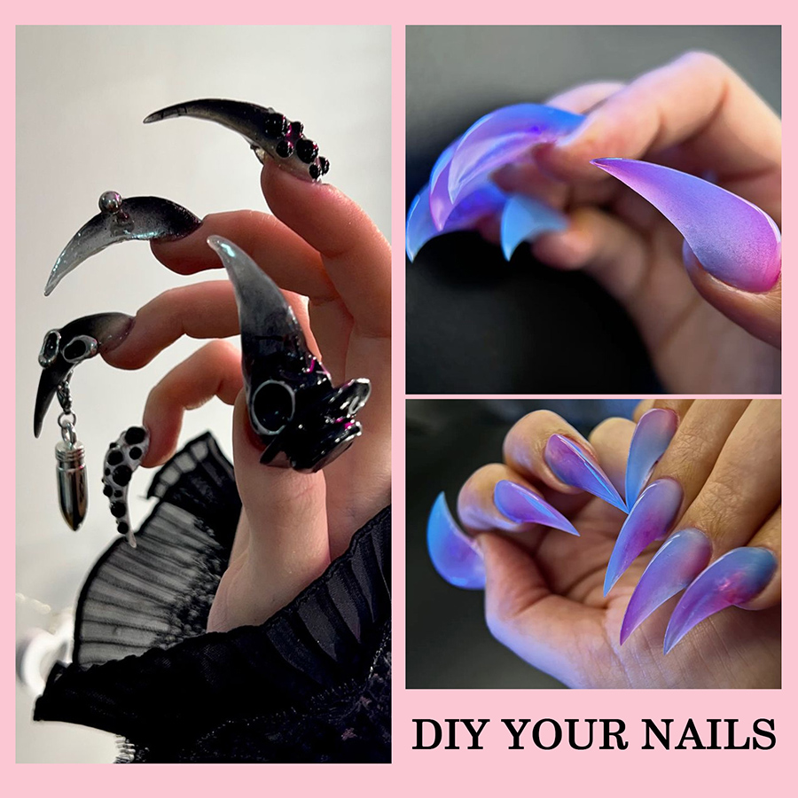 rntip-204 dragon claw nail art extension rapid extension nail model