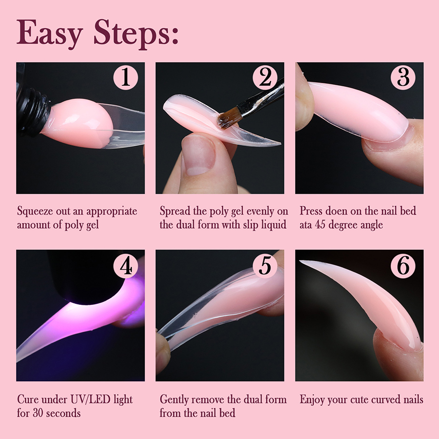 rntip-204 dragon claw nail art extension rapid extension nail model