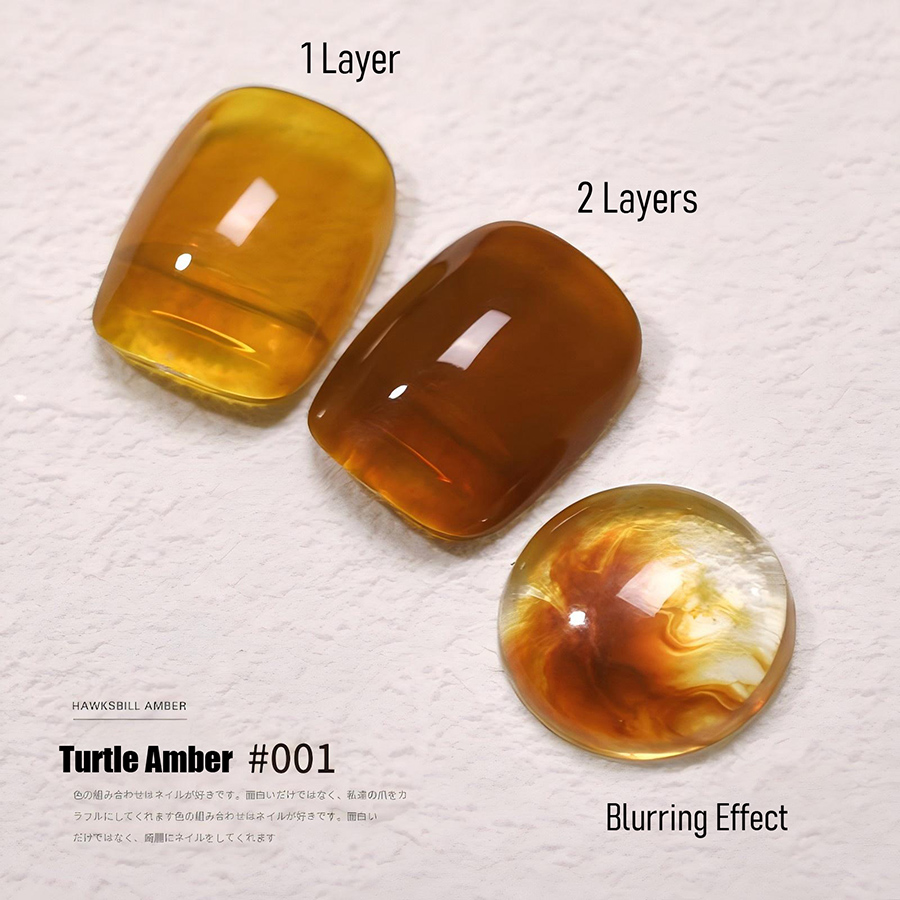 rnug-122 玳瑁琥珀色甲油胶