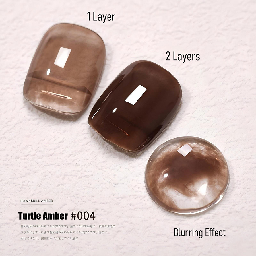 rnug-122 玳瑁琥珀色甲油胶