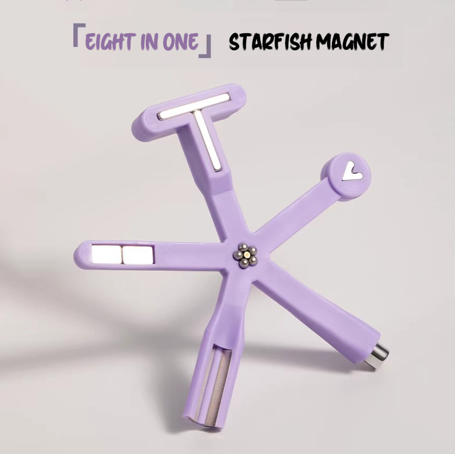 rnt-845 8-in-1 starfish cat eye magnet for nails