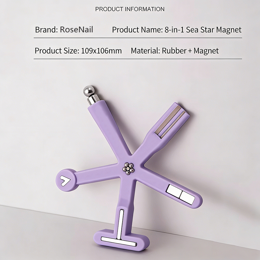 rnt-845 8-in-1 starfish cat eye magnet for nails