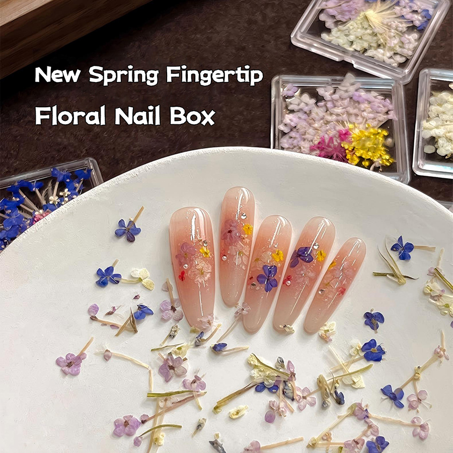 rndf-29 new spring floral nail charms