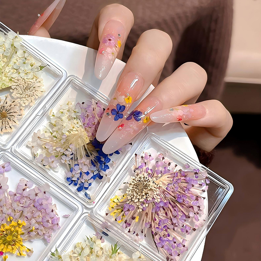 rndf-29 new spring floral nail charms