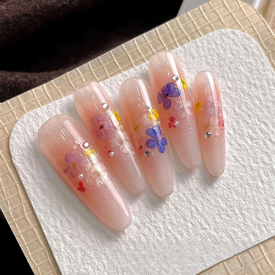 rndf-29 new spring floral nail charms