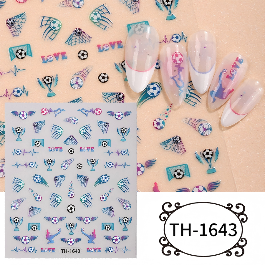 th-1642-1654 新作ワールドカップネイルステッカー