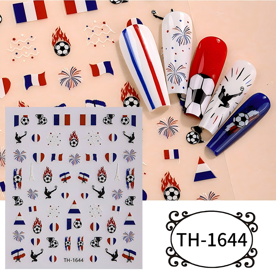 th-1642-1654 新作ワールドカップネイルステッカー
