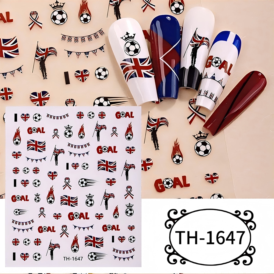 th-1642-1654 新作ワールドカップネイルステッカー