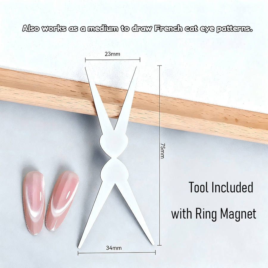 rnt-847 ring magnet hollow cat eye nail tool