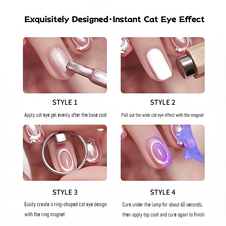 rnt-847 ring magnet hollow cat eye nail tool