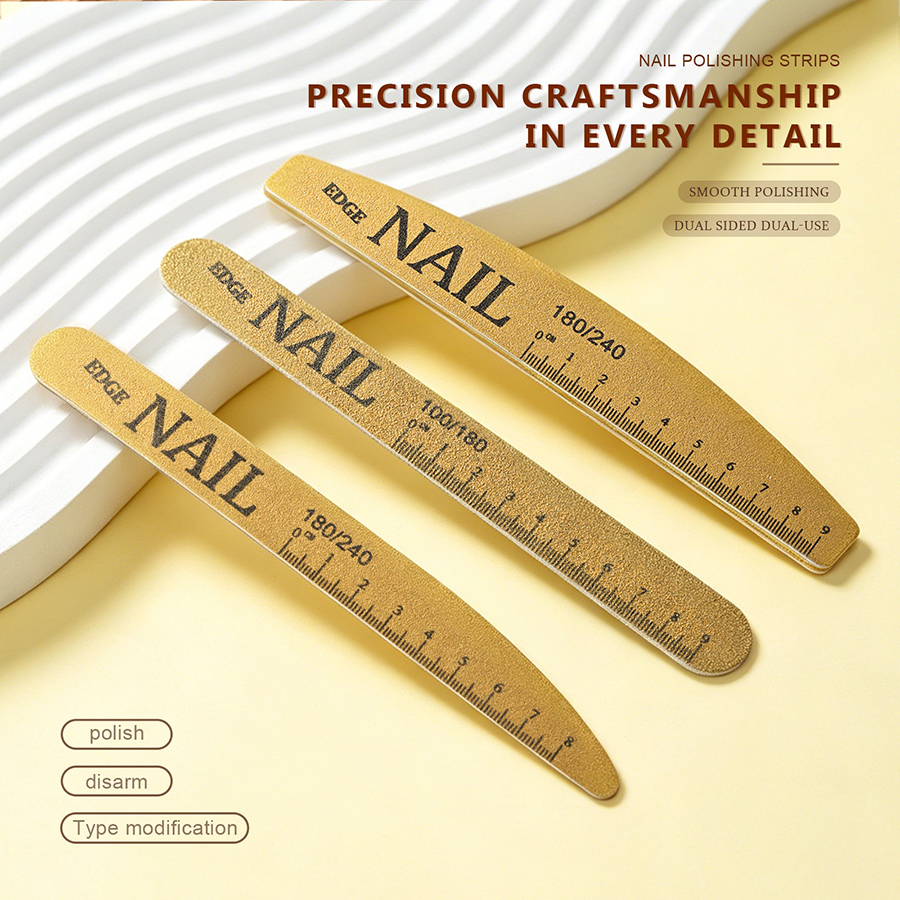 rnf-52 scaled washable wear-resistant nail file(half moon shape)