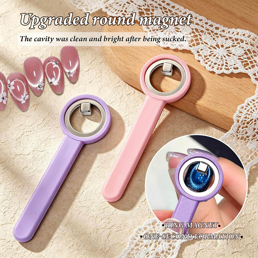 rnt-849 manicure silicone handle ring magnet