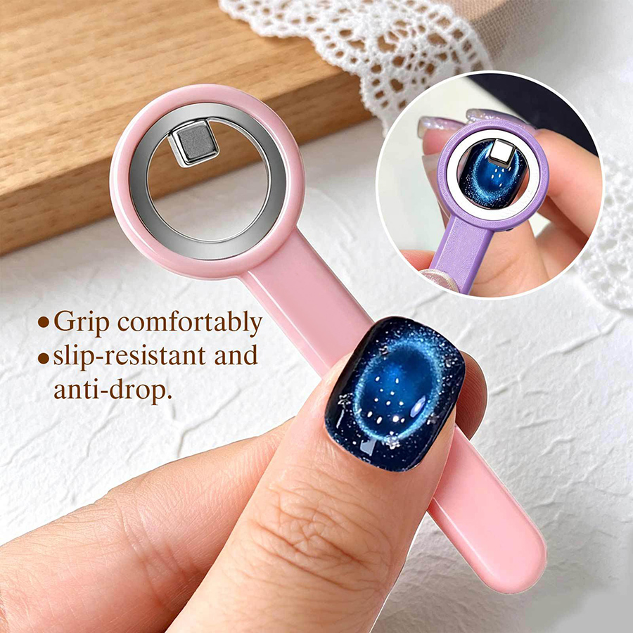 rnt-849 manicure silicone handle ring magnet
