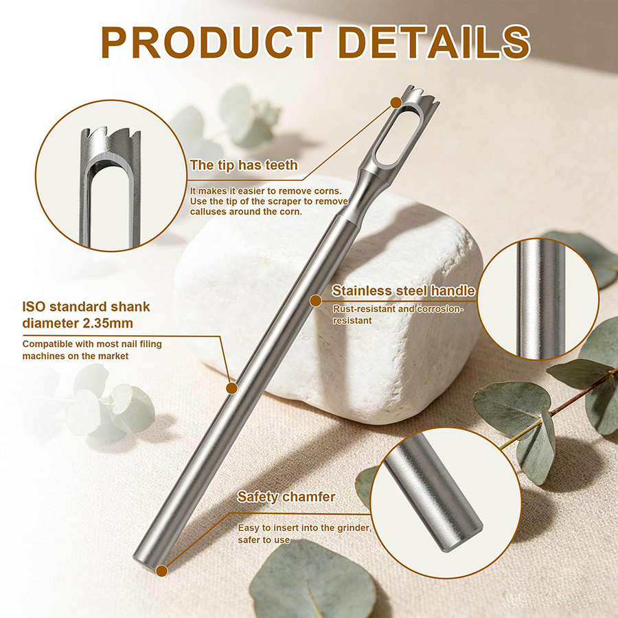 rnt-850 new nail drill bit for cuticle & corn removal