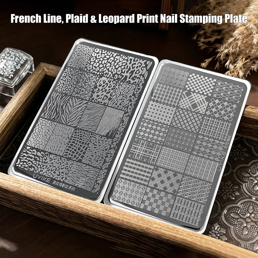 rnme-66 new mixed nail stamping plate (with backing plate)