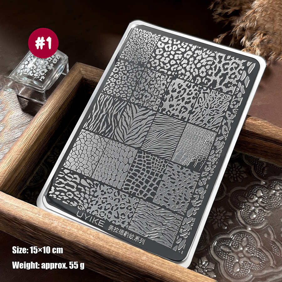 rnme-66 new mixed nail stamping plate (with backing plate)