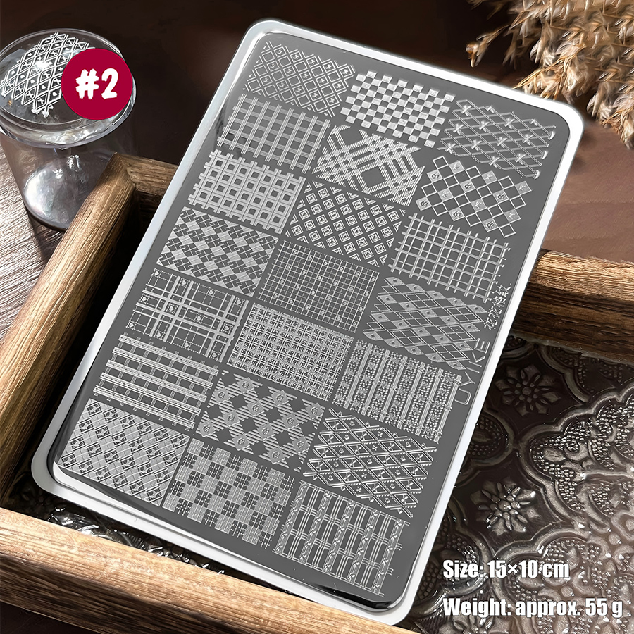 rnme-66 new mixed nail stamping plate (with backing plate)