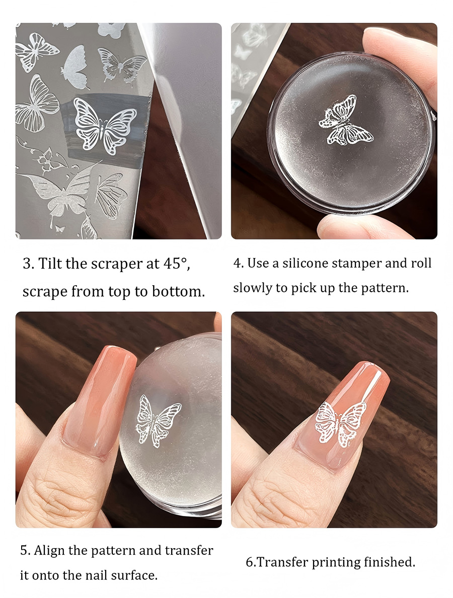 rnme-66 new mixed nail stamping plate (with backing plate)