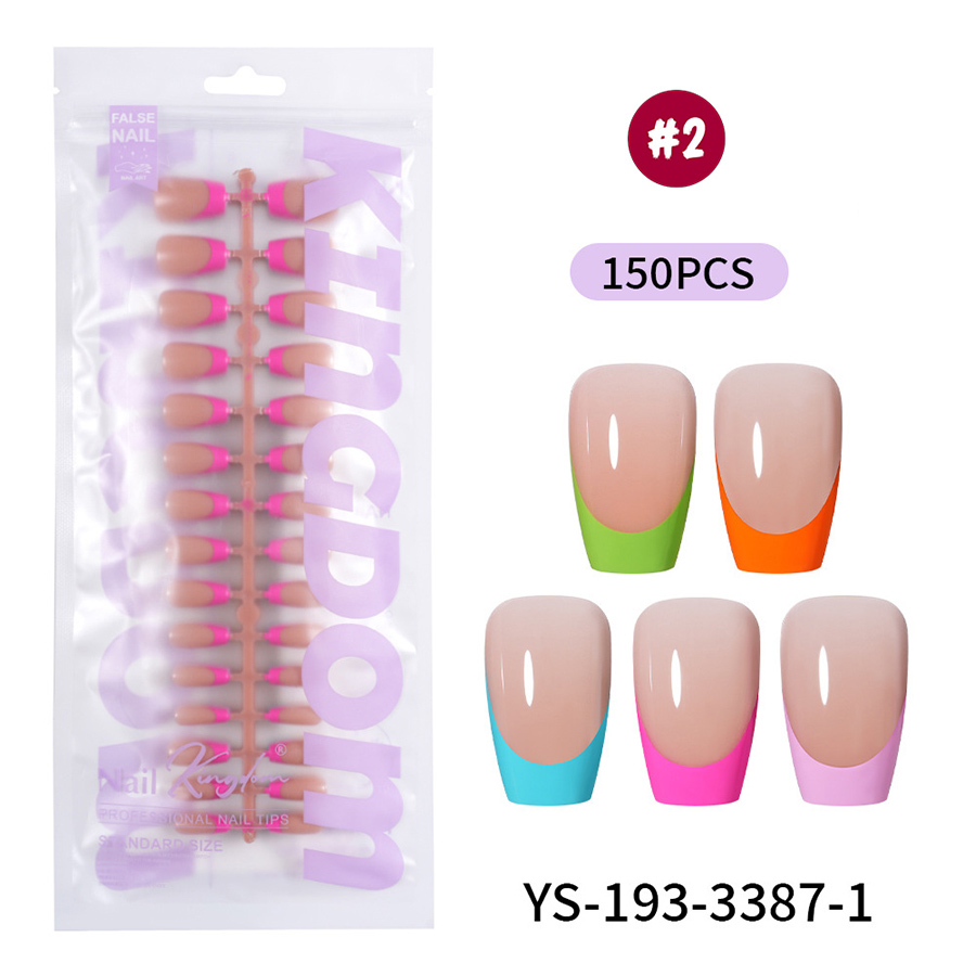 rntip-208 five-color french press-on nails