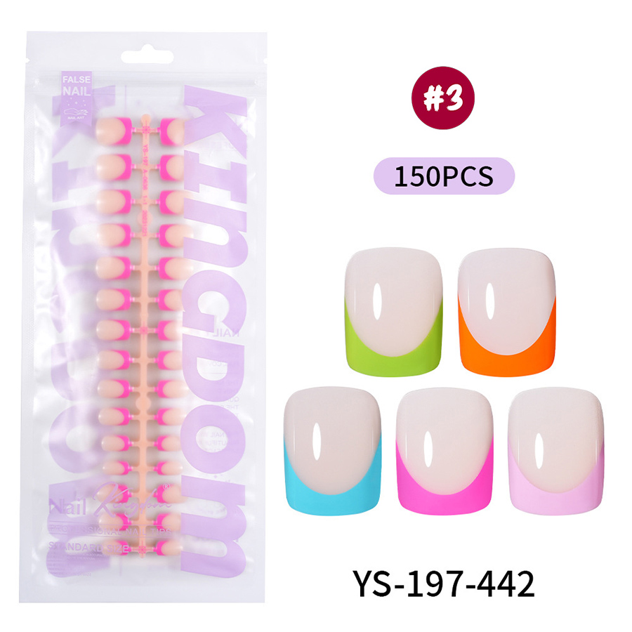rntip-208 five-color french press-on nails