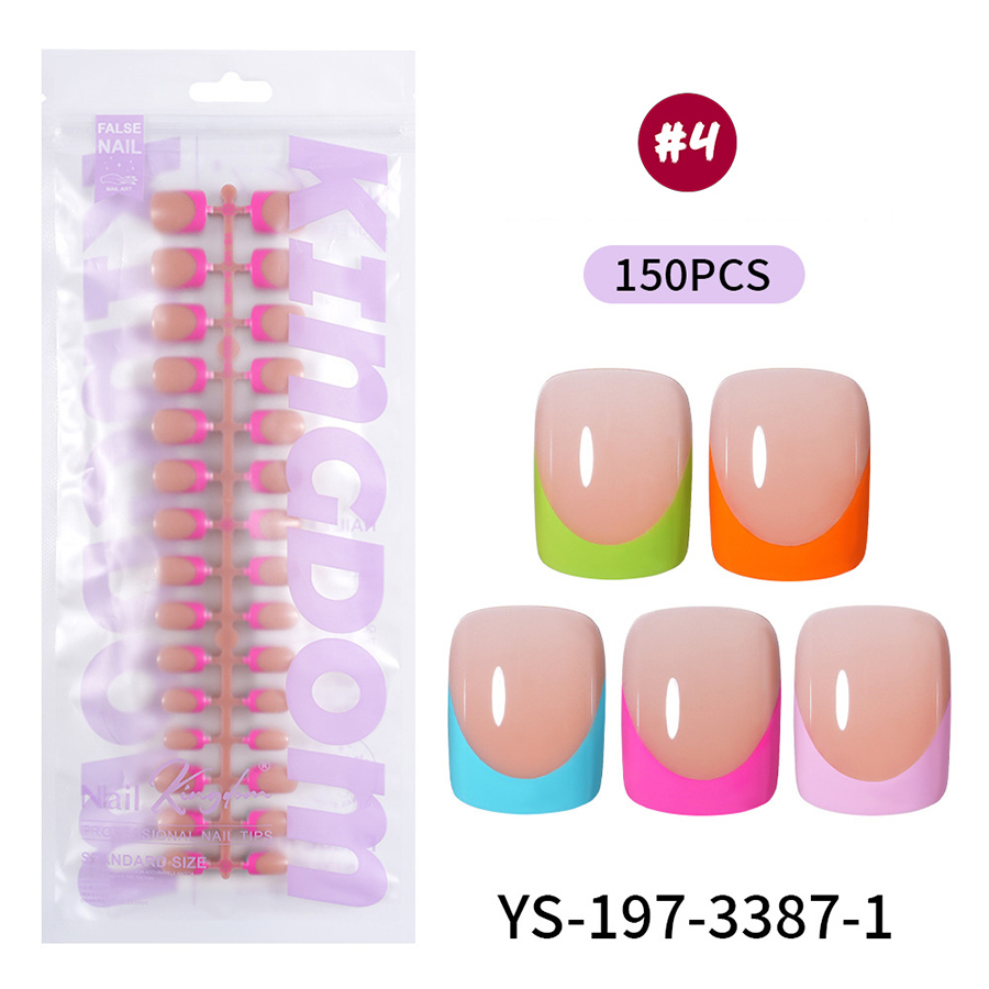 rntip-208 five-color french press-on nails