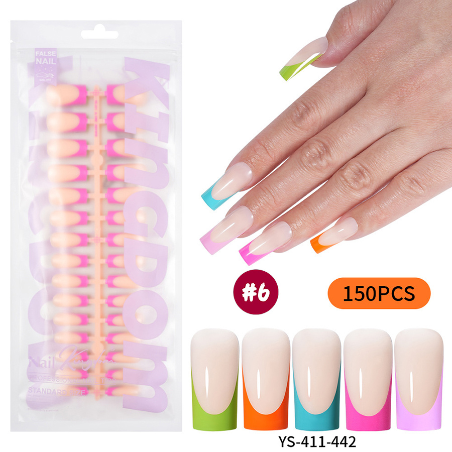 rntip-208 five-color french press-on nails