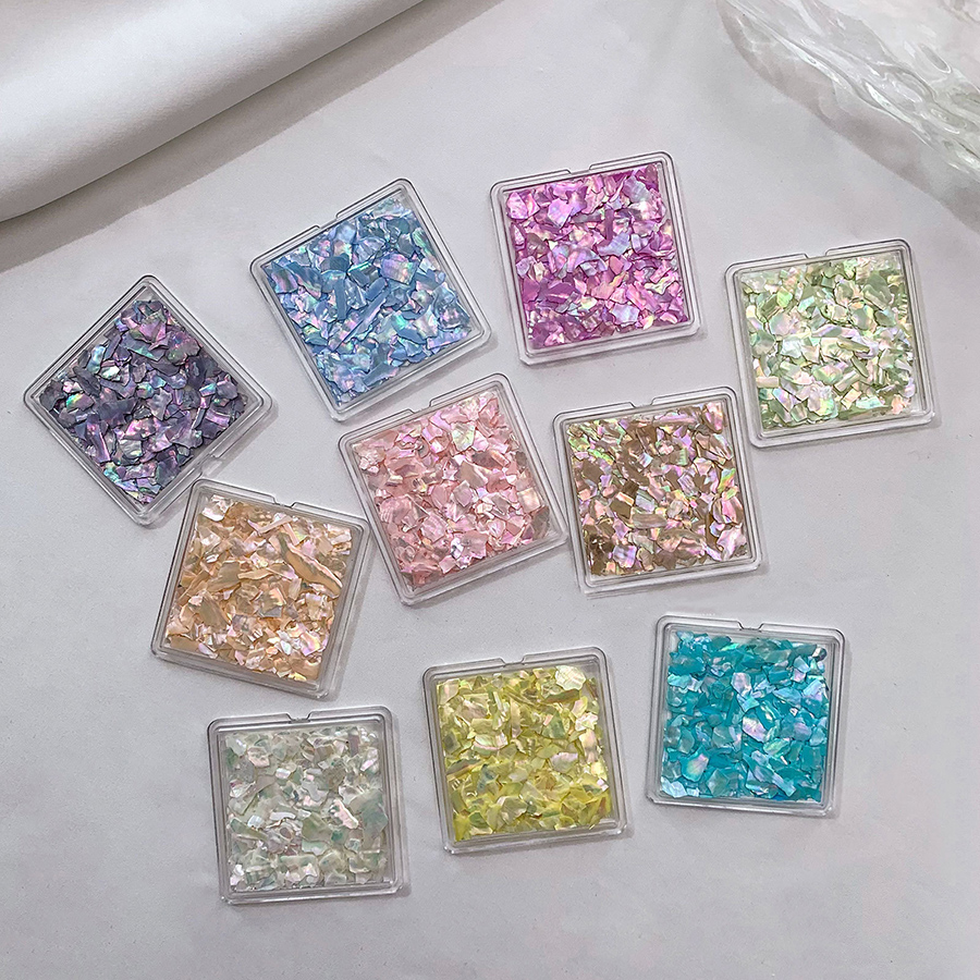 d305 不规则幻彩贝壳片