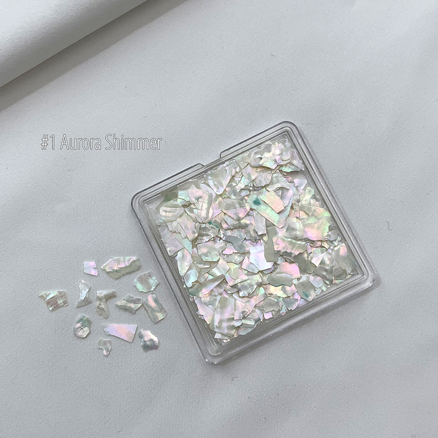 d305 不规则幻彩贝壳片
