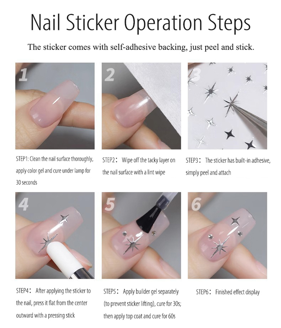 sl-15xx summer fresh fruit nail stickers