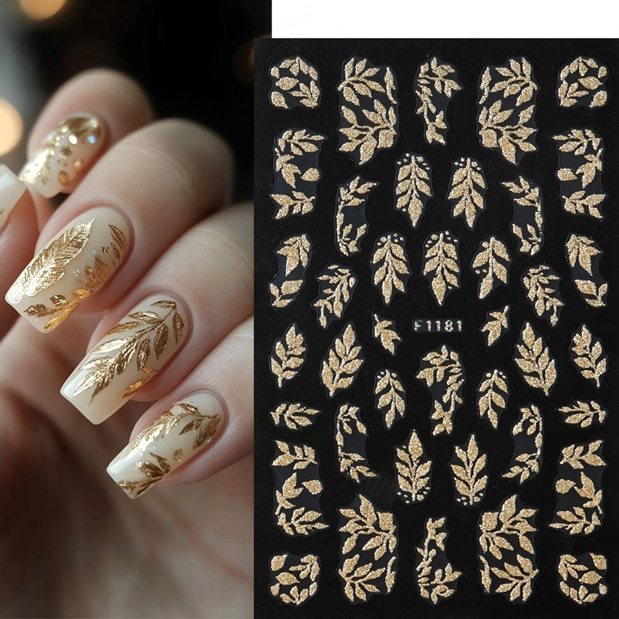 f1176-1183 3d christmas nail stickers
