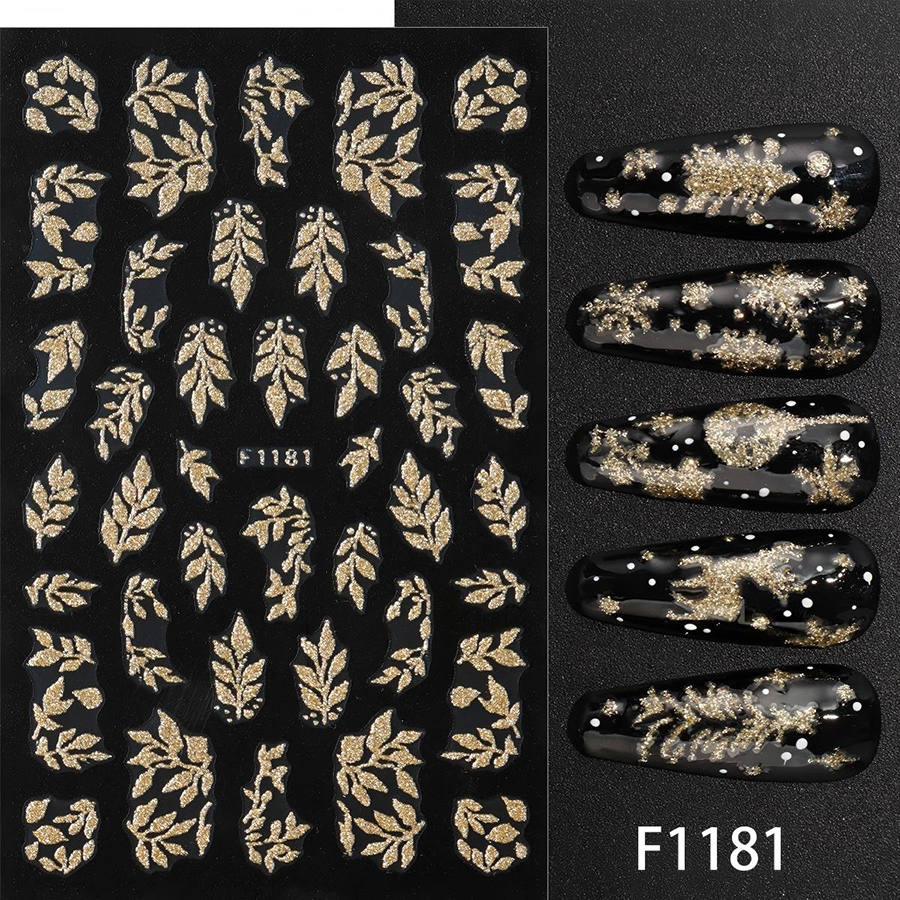 f1176-1183 3d christmas nail stickers