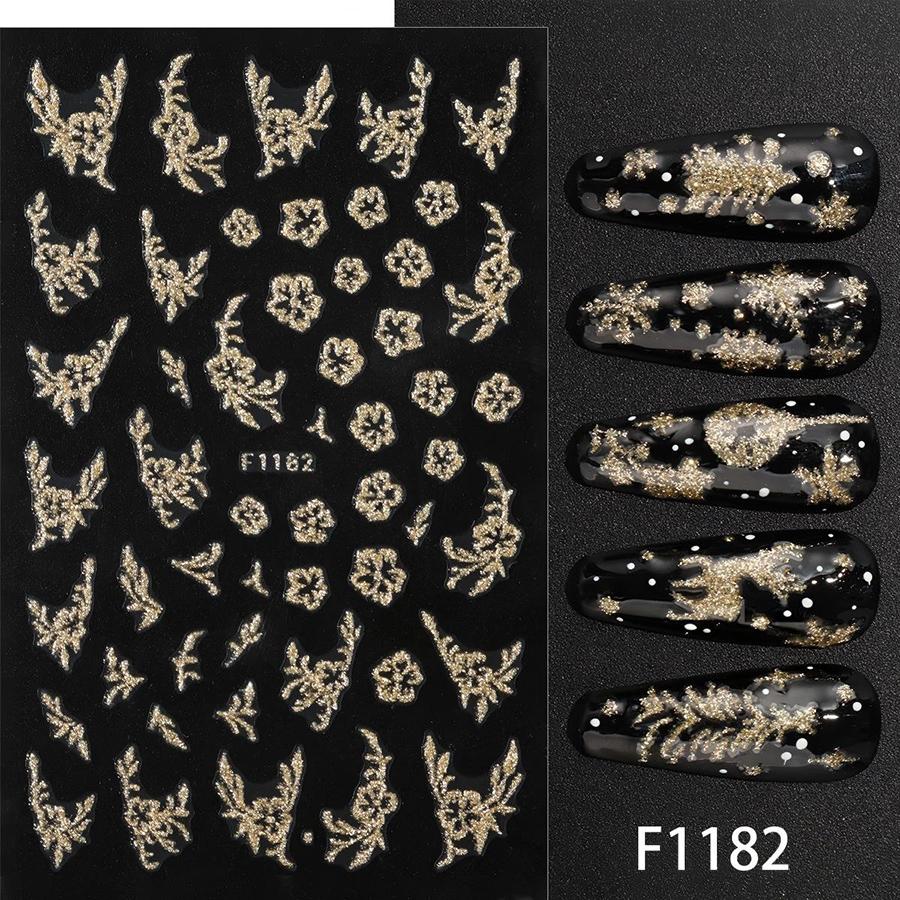f1176-1183 3d christmas nail stickers
