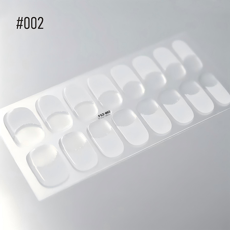 fsz001-006 semi-cured gel nail stickers