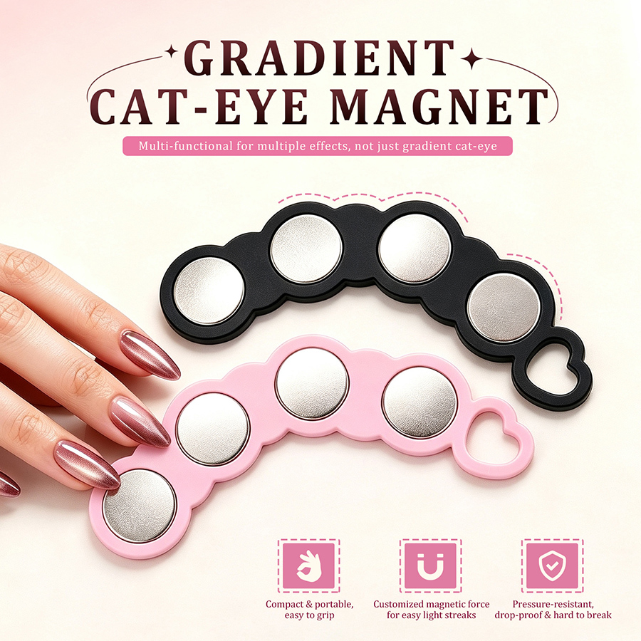 rnt-854 four-finger strong magnetic cat eye nail magnet