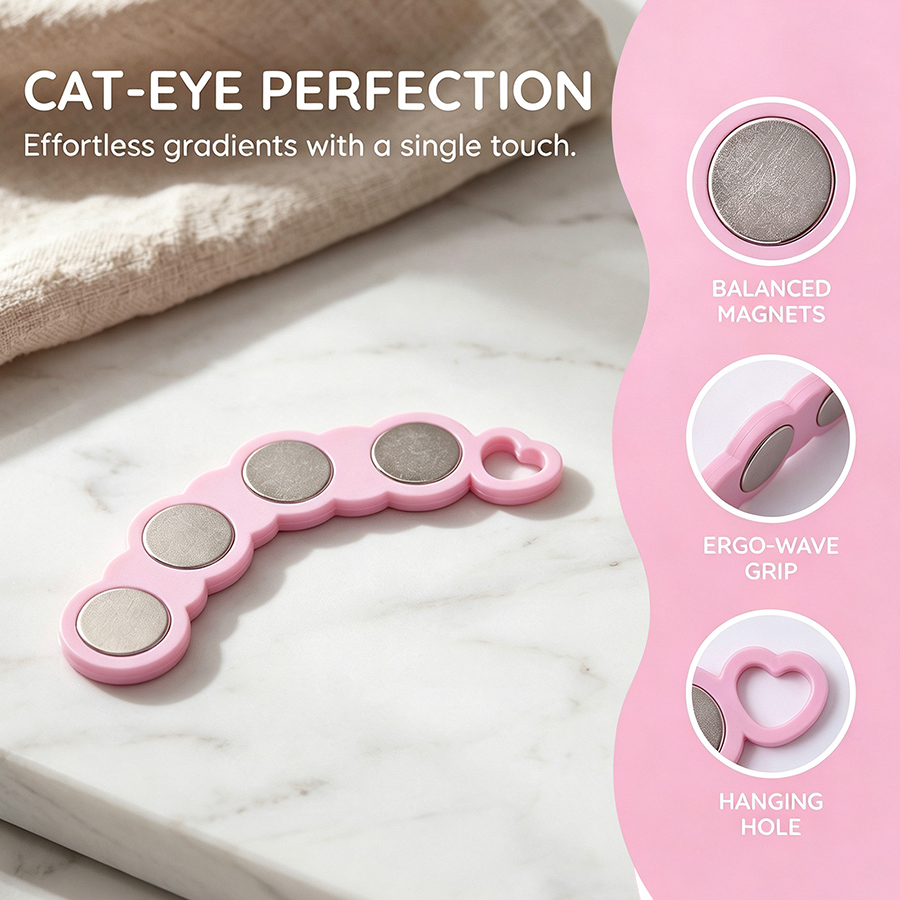 rnt-854 four-finger strong magnetic cat eye nail magnet