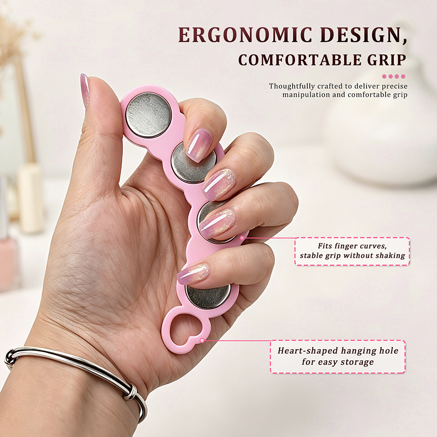 rnt-854 four-finger strong magnetic cat eye nail magnet
