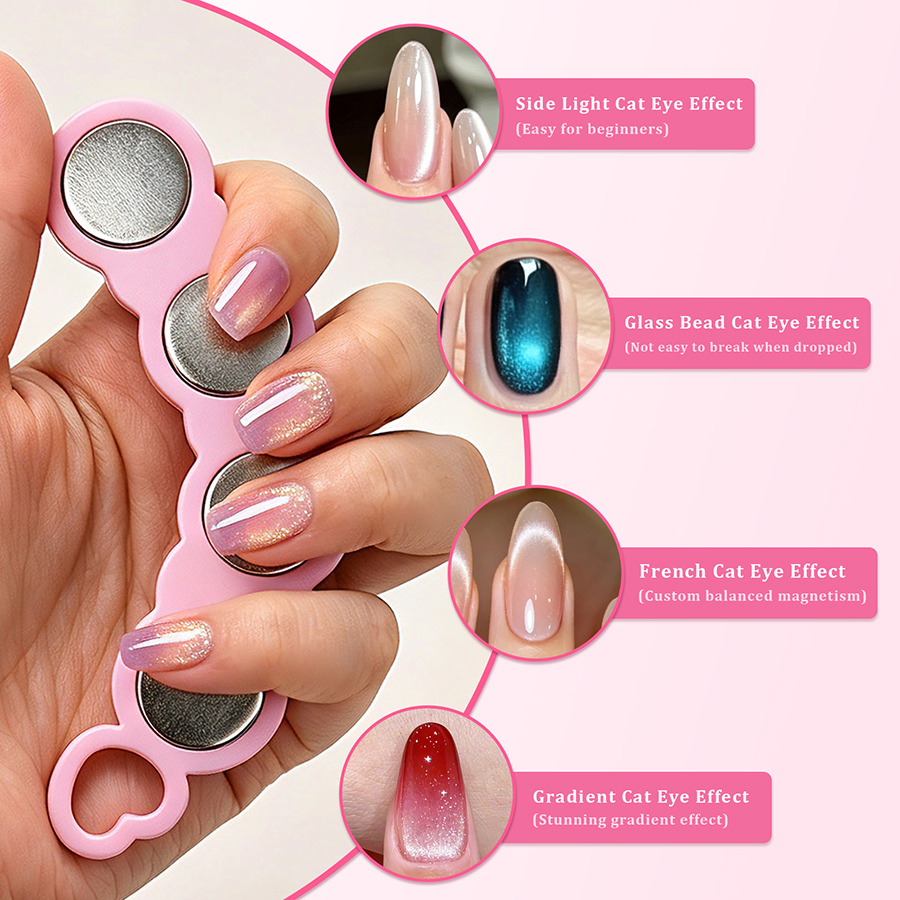 rnt-854 four-finger strong magnetic cat eye nail magnet