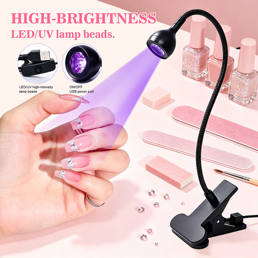 rnledd-1 gooseneck led nail & beauty lamp