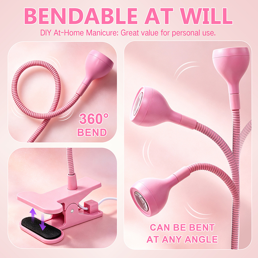 rnledd-1 gooseneck led nail & beauty lamp