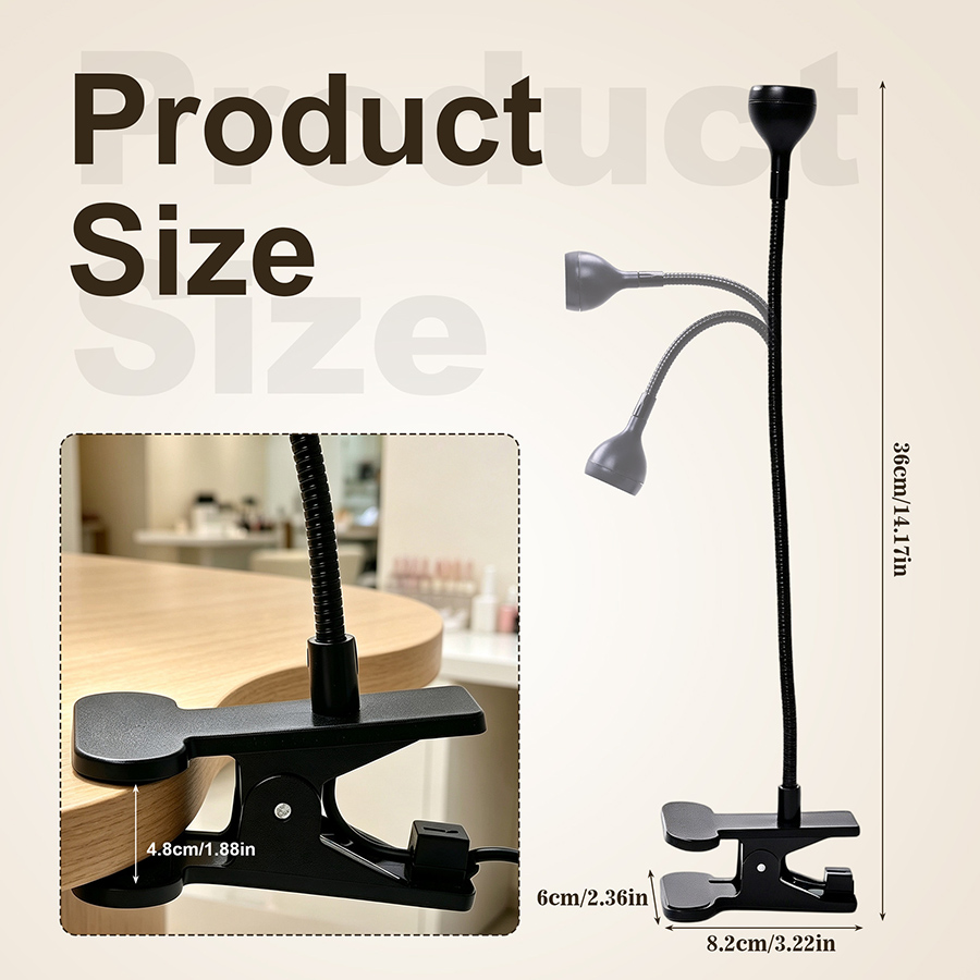 rnledd-1 gooseneck led nail & beauty lamp