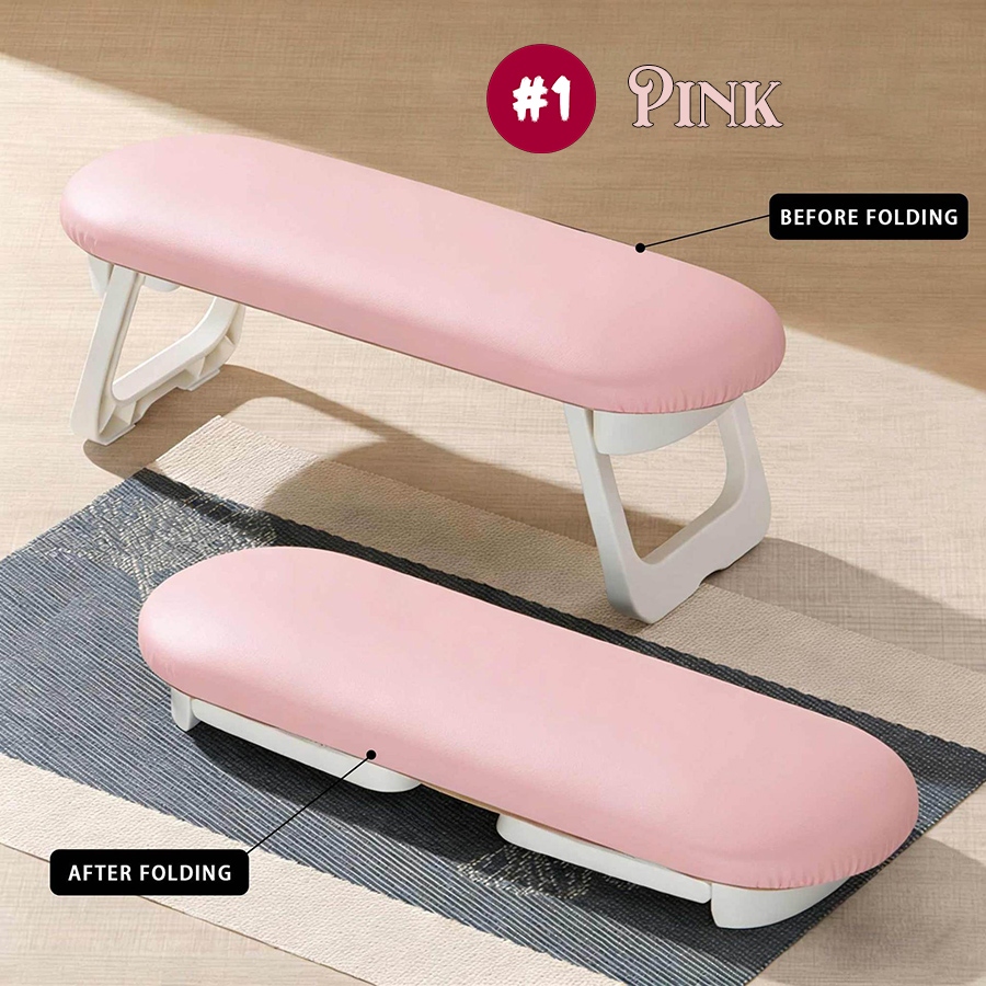 rnt-856 minimalist foldable height adjustable nail arm rest