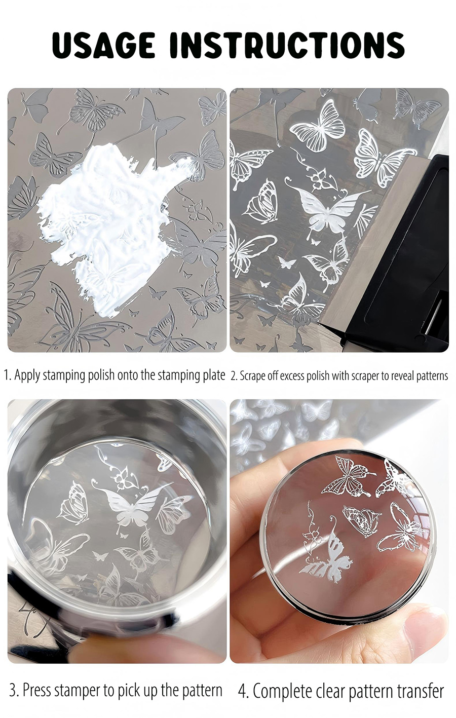 rnme-67 metal scraper for nail stamping plate
