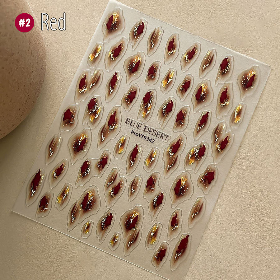 yt8922/9342/9342 marble texture nail stickers