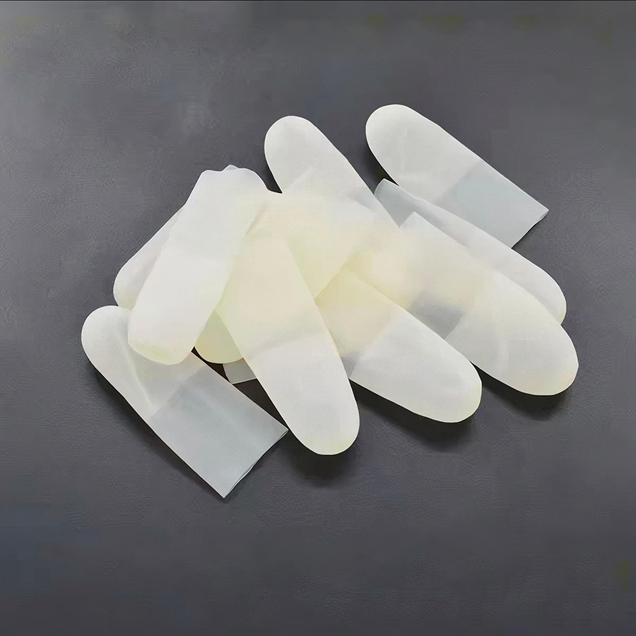 rnt-861 ultra-thin wear-resistant anti-slip disposable finger cots for nail art (100pcs)