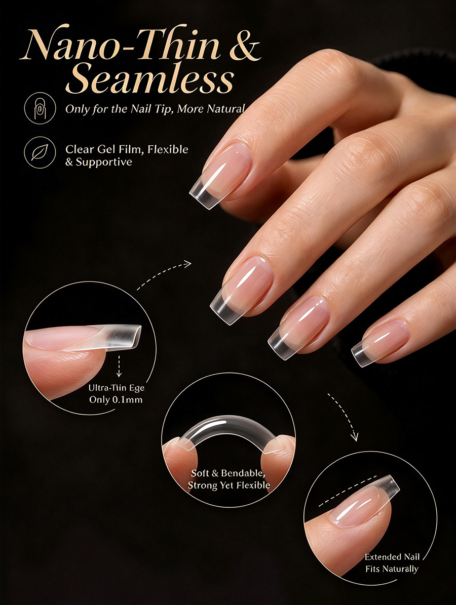 rnt-863 new invisible nail extension film