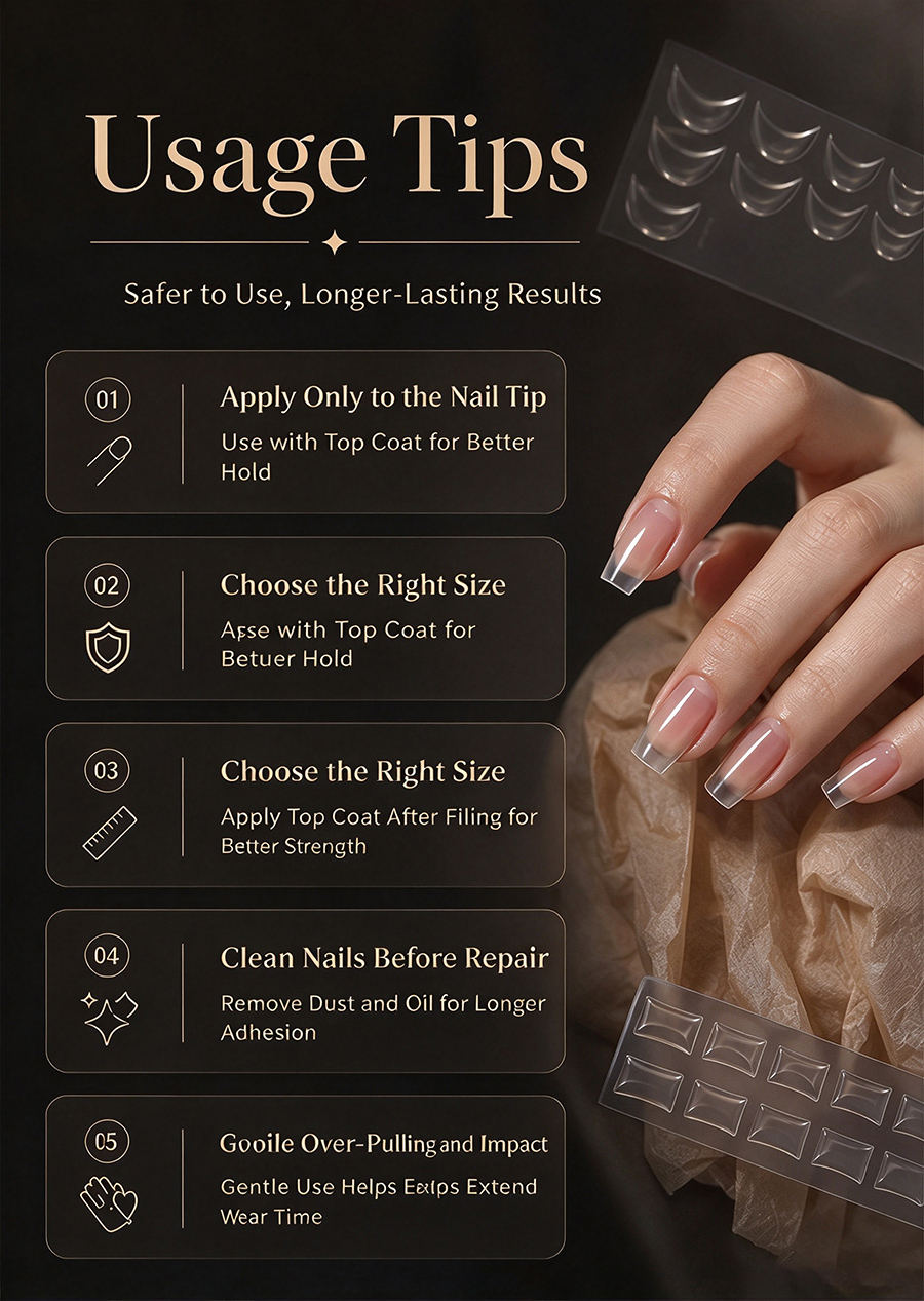 rnt-863 new invisible nail extension film