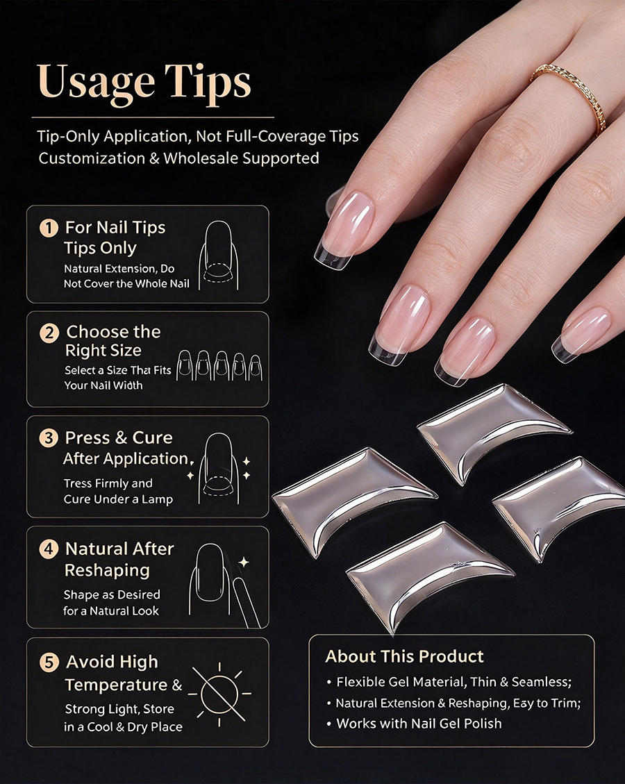 rnt-863 new invisible nail extension film